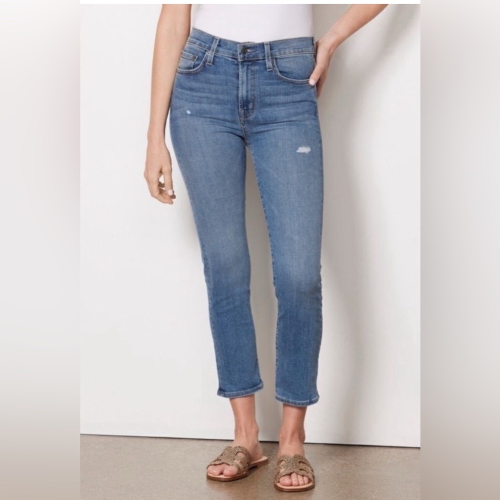 Edwin | Elin straight leg crop denim jeans Women’s size 25 Wavelength stretch